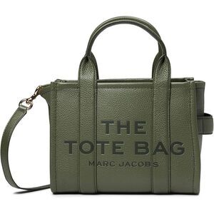 Marc Jacobs The Leather Small Tote Bag - Bronze Green